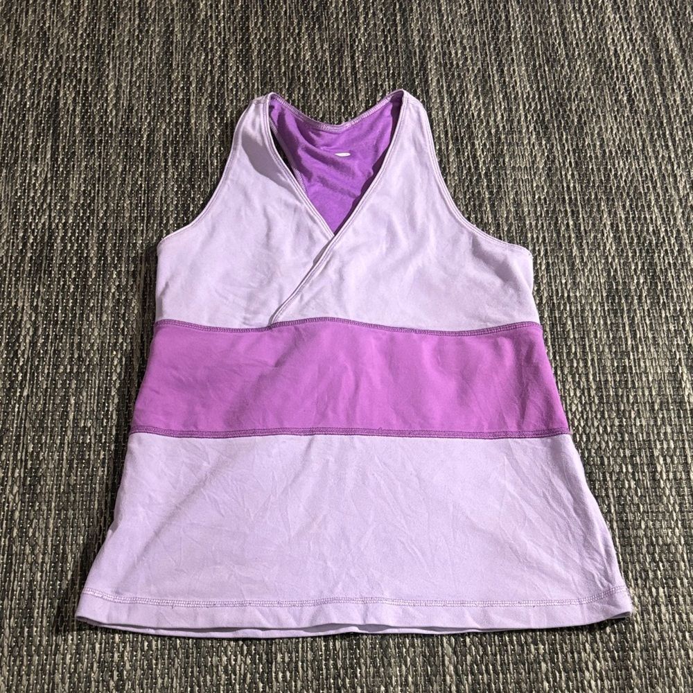 Lululemon Purple Racerback Tank Top Size 6